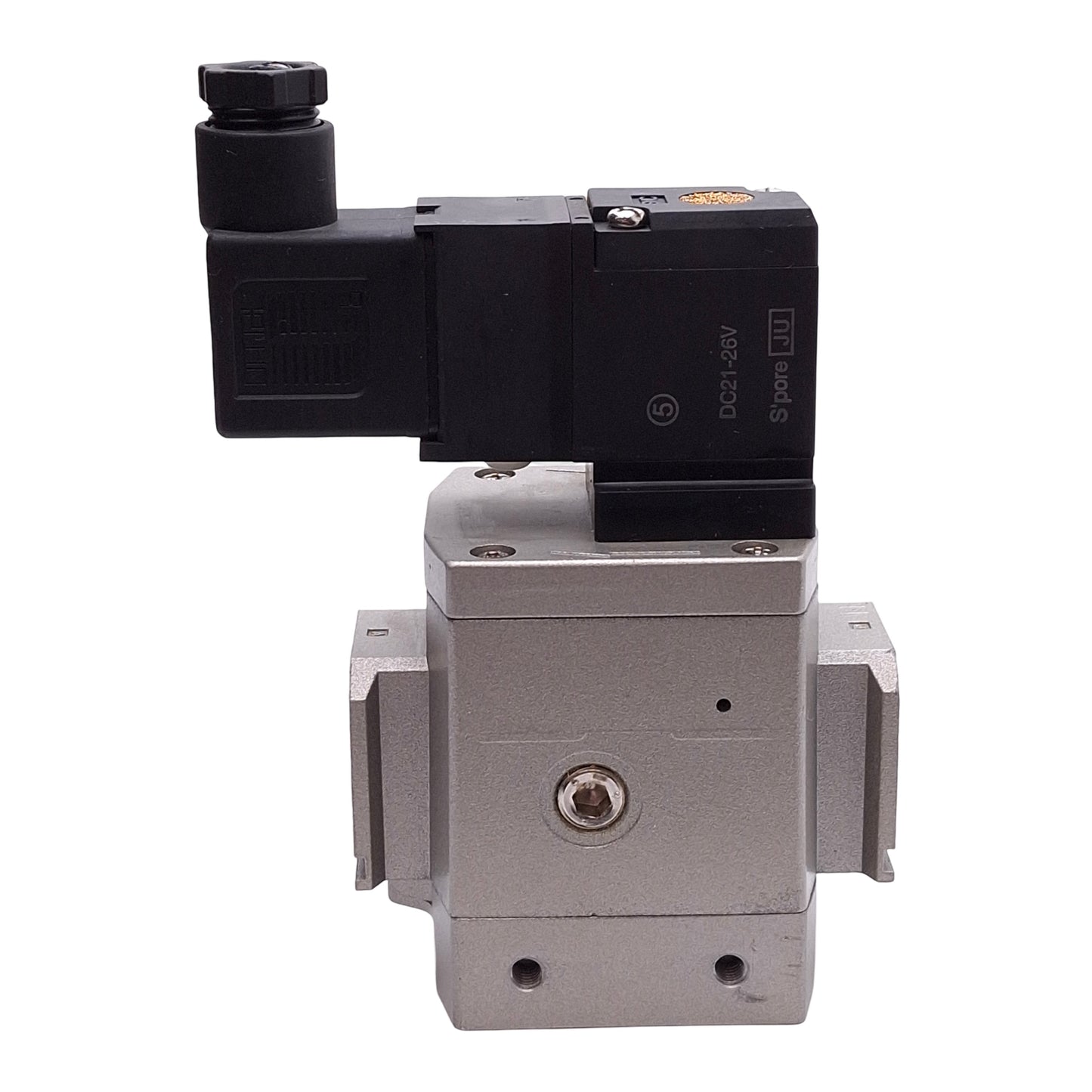 Used SMC NAV3000-N03-5DZ Pneumatic Soft Start Valve, 24VDC, 0.2-1.0MPa, 3/8" NPT