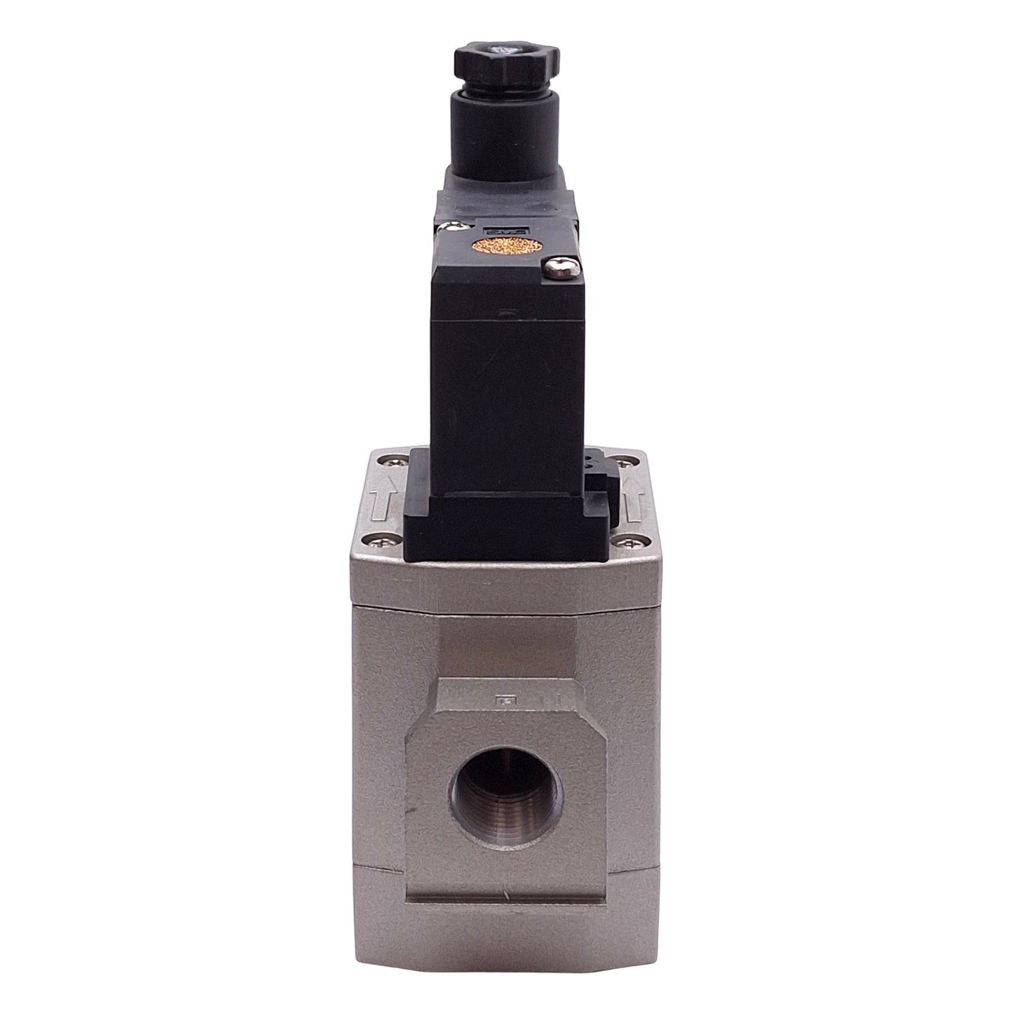 Used SMC NAV3000-N03-5DZ Pneumatic Soft Start Valve, 24VDC, 0.2-1.0MPa, 3/8" NPT