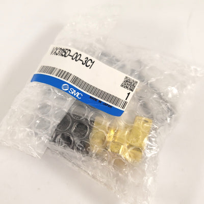 New SMC VX3115D-00-3C1 Direct Operated 3-Port Solenoid Valve For Air, 120VAC Coil