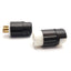 Used Leviton ML2-P/C Locking Connectors NEMA ML-2, M/F, 15A 125V, 2Pole 3-Wire
