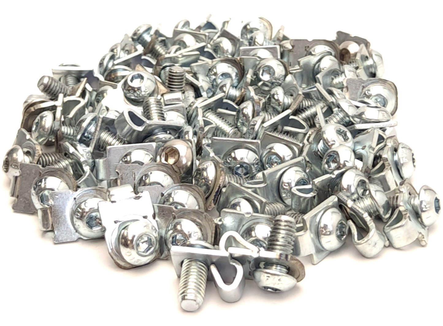 Used Lot of 67 80/20 40-3389 40-Series M8 Single Tab Steel End Fastener, 15x23x25mm