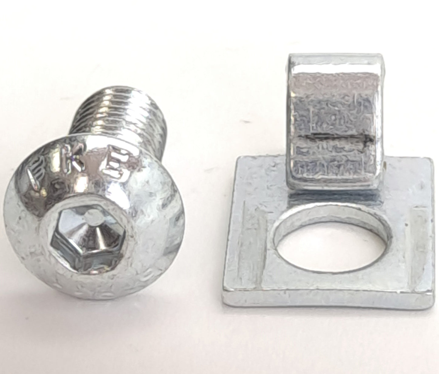 Used Lot of 67 80/20 40-3389 40-Series M8 Single Tab Steel End Fastener, 15x23x25mm