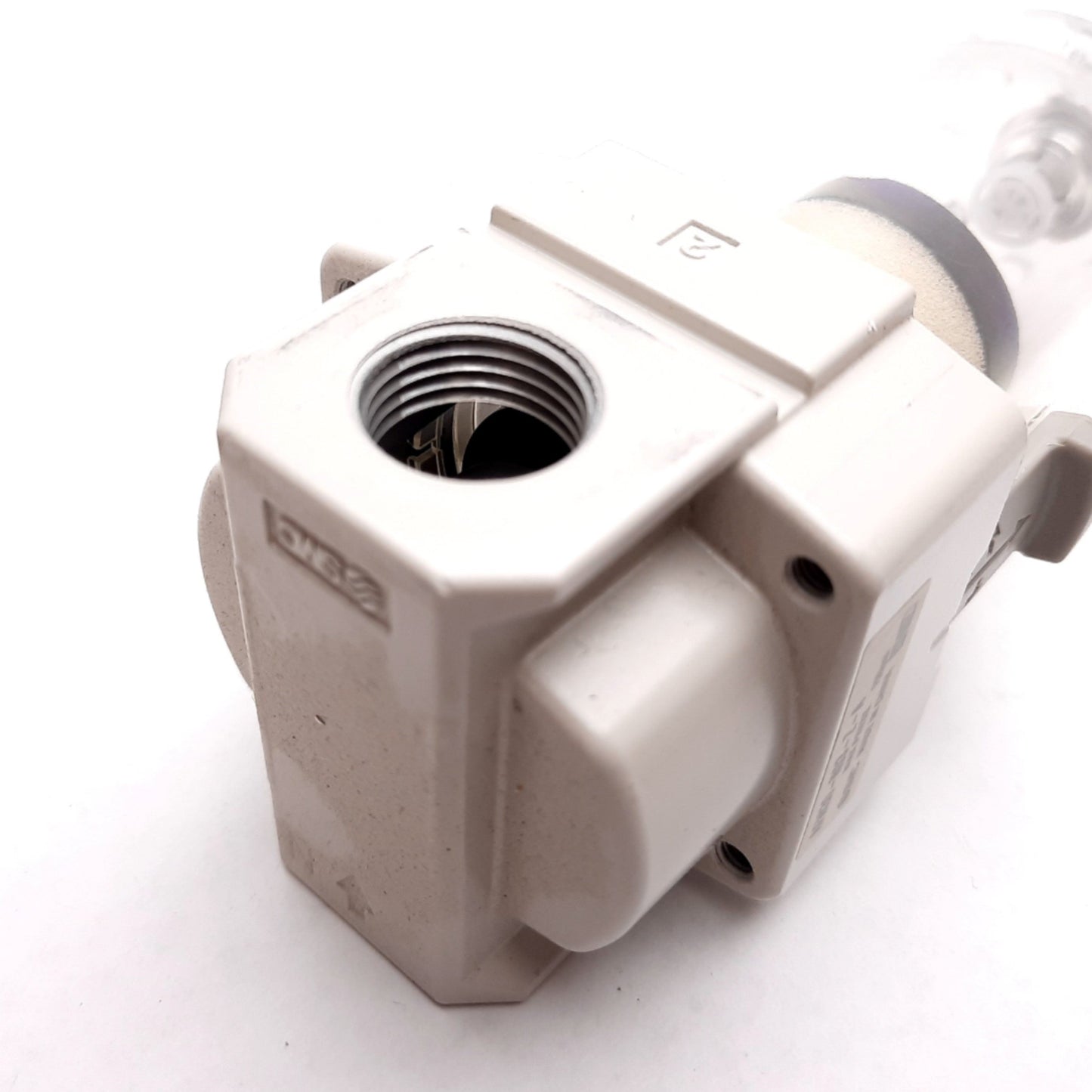 Used SMC AFM30-N03-Z-A Pneumatic Mist Separator, Pressure: 150psi, Ports: 3/8" NPT