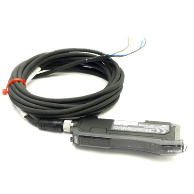 Used Keyence LV-N11CP Laser Sensor Main Amplifier 10-30VDC, PNP Output, M8 Connector