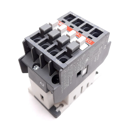 Used ABB A9-30-10 Contactor, 3-Pole w/ N/O Aux, Coil: 220-240VAC, 600VAC 26A