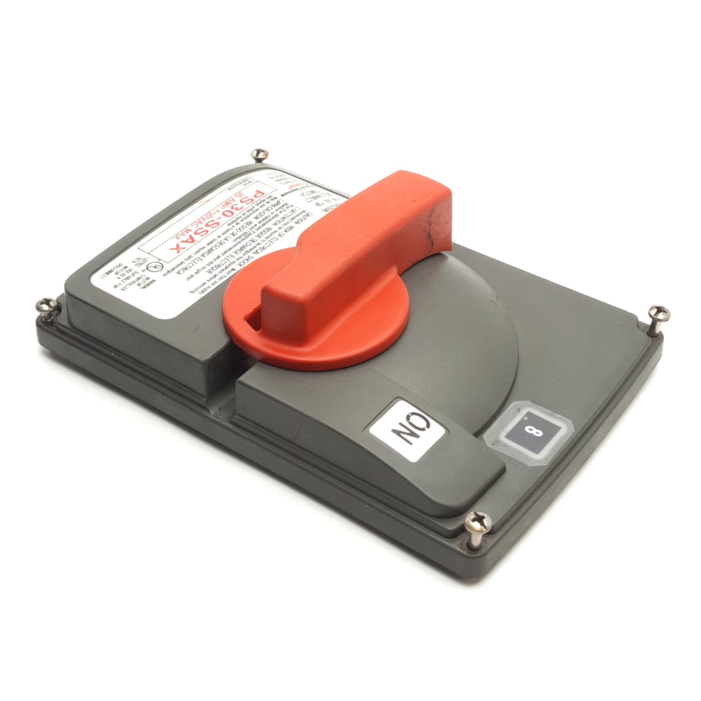 Used Pass & Seymour PS30-SSAX Safety Switch Cover 30A 600V AC, 4X 12X, *COVER ONLY*