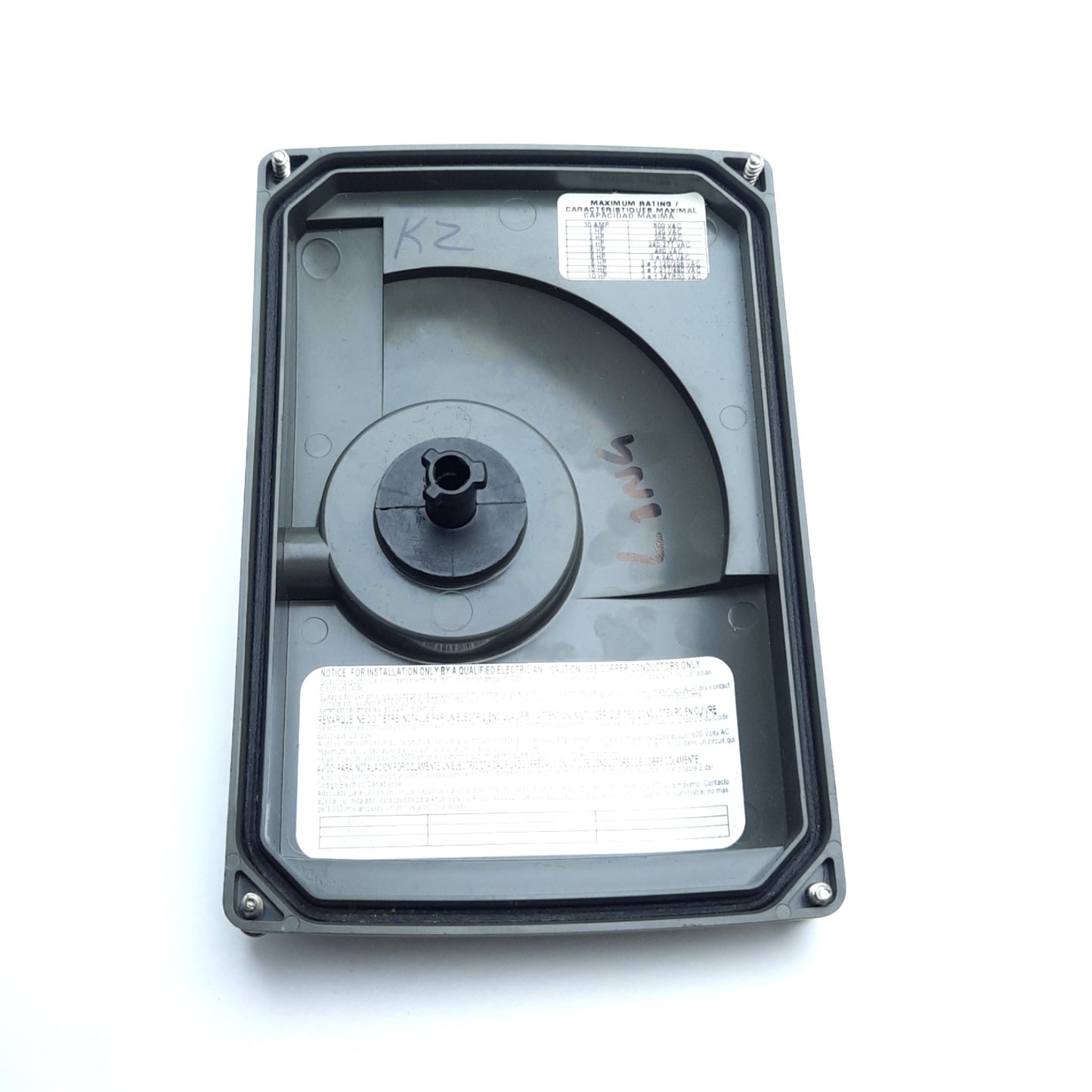 Used Pass & Seymour PS30-SS Safety Switch Cover 30A 600V AC, 4X 12X, *COVER ONLY*