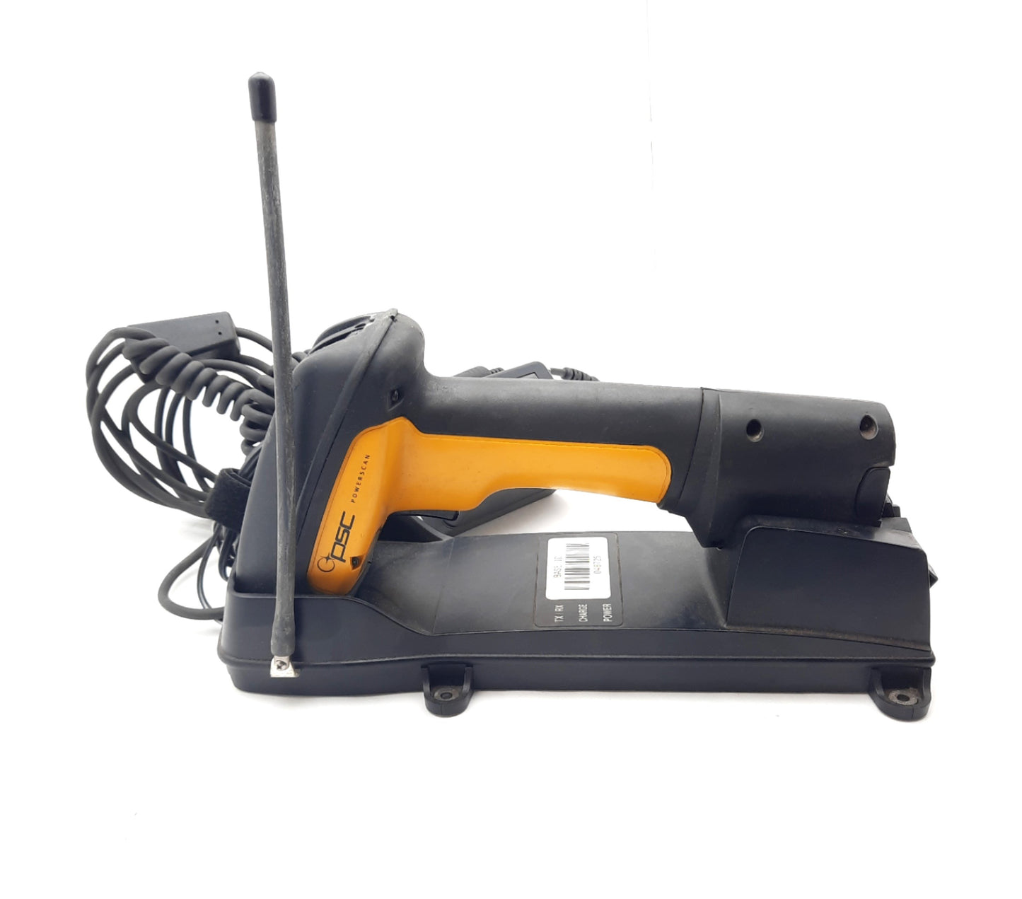 Used PSC Powerscan PSRF-1000 Wireless Barcode Scanner 2.4VDC 200mA 37 Scan/Sec 150Ft