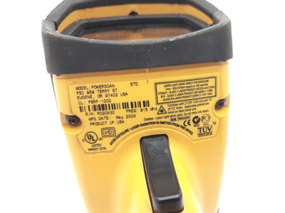 Used PSC Powerscan PSRF-1000 Wireless Barcode Scanner 2.4VDC 200mA 37 Scan/Sec 150Ft