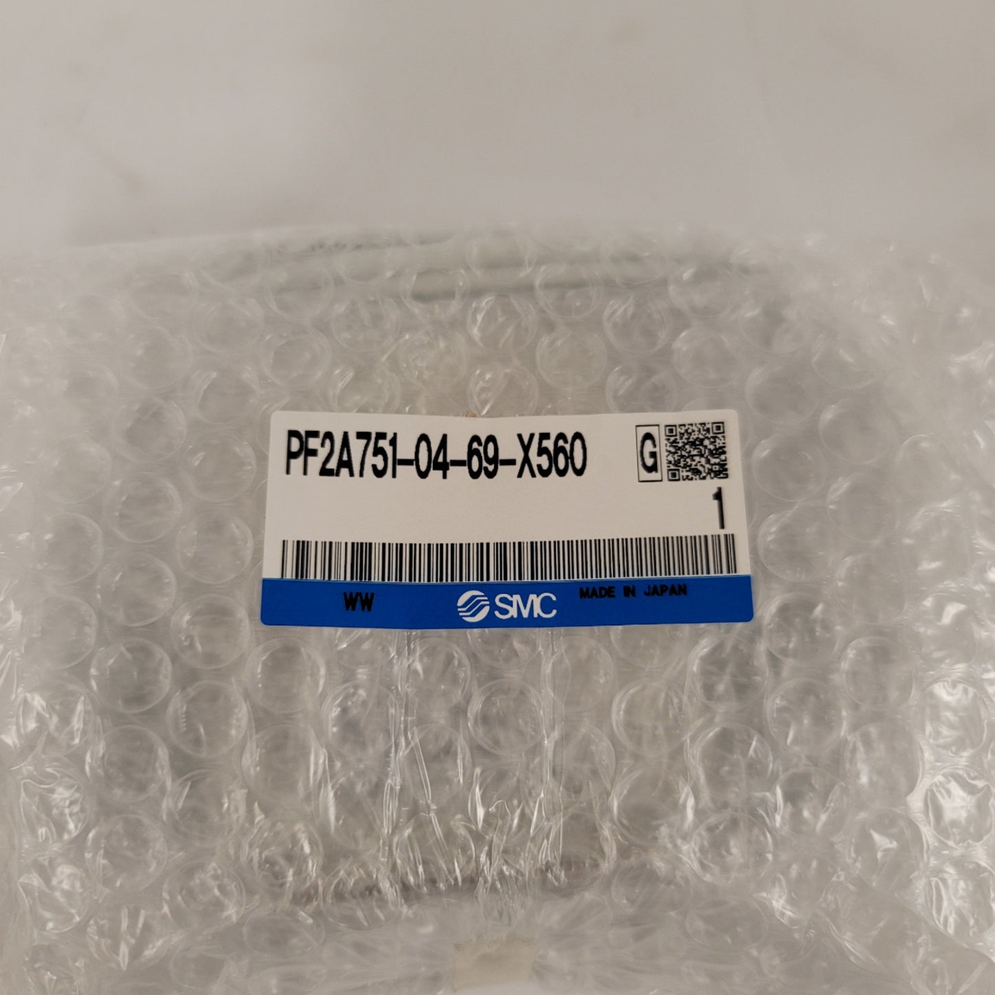 New SMC PF2A751-04-69-X560 Integrated Digital Flow Switch 50-500l/min 1/2"Rc 4-20mA
