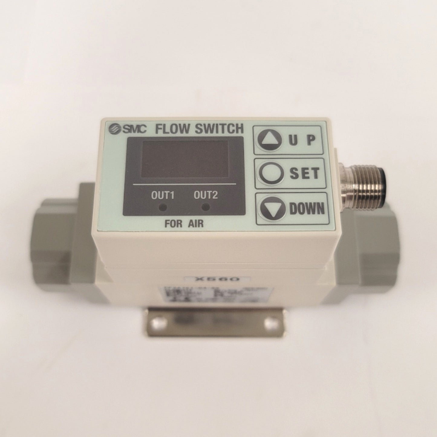 New SMC PF2A751-04-69-X560 Integrated Digital Flow Switch 50-500l/min 1/2"Rc 4-20mA
