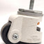 Used WM Caster WMI-80 Swivel Stem Leveling Caster, M12 x 1.75 Stem, 2-1/2" Dia. Wheel