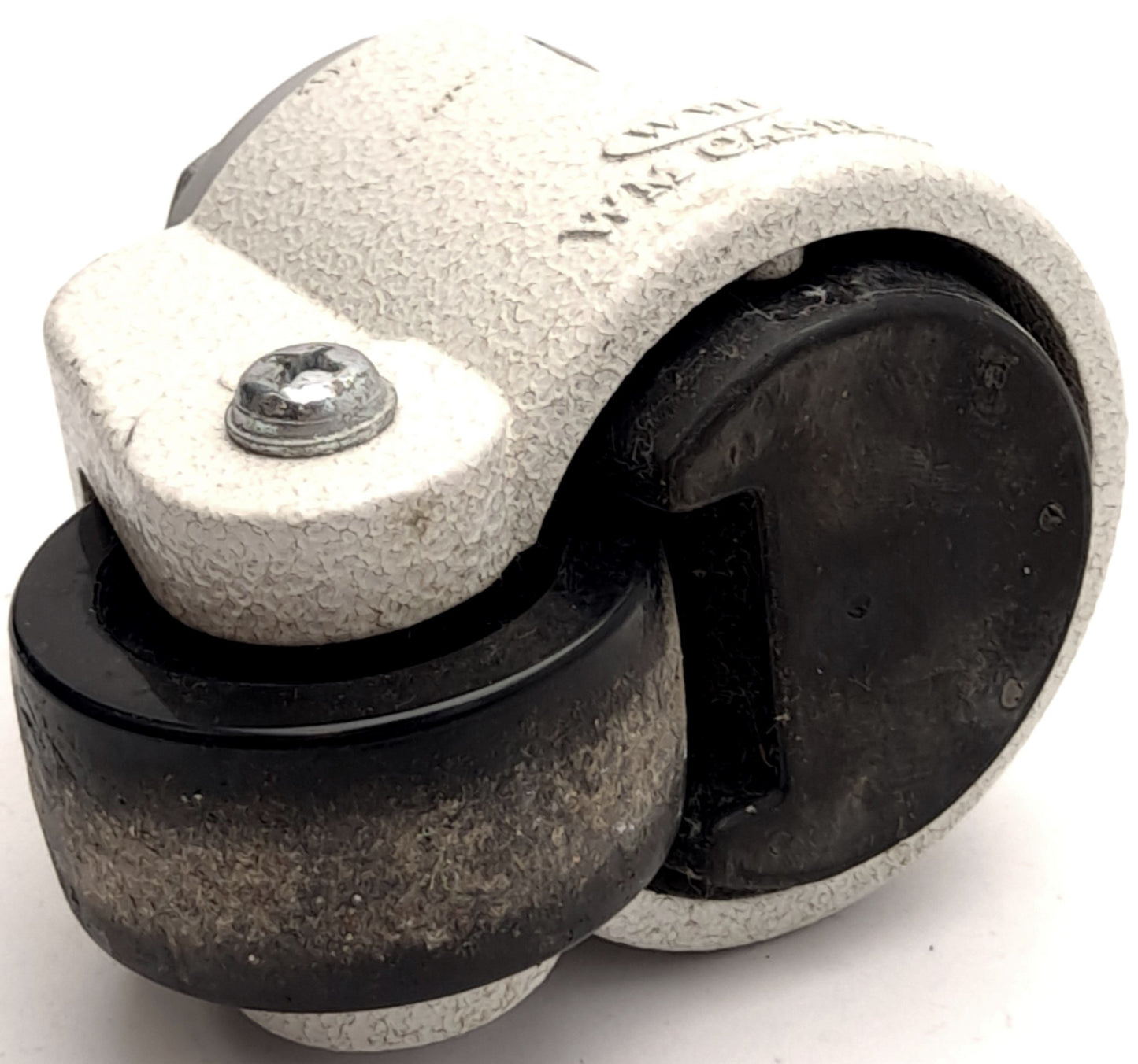 Used WM Caster WMI-80 Swivel Stem Leveling Caster, M12 x 1.75 Stem, 2-1/2" Dia. Wheel