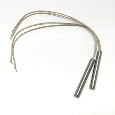 New – Open box Lot of 2 CW Brabender 05-00-205 Cartridge Heater Rod 230VAC 250W, Ø3/8" x 3-1/4"