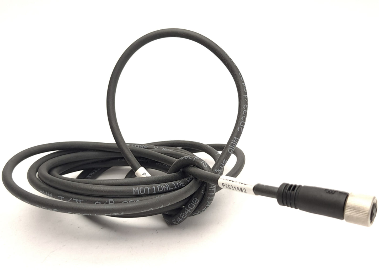 Used Lot of 3 Motionline AWM 20233/10493 Multiconductor Cable, M8 3-Pin Connector