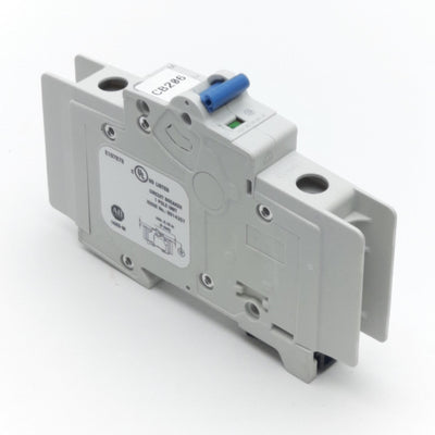 Used Allen Bradley 1489-M1C020 Thermal-Magnetic Circuit Breaker, 230 VAC, 2 A, 1-Pole