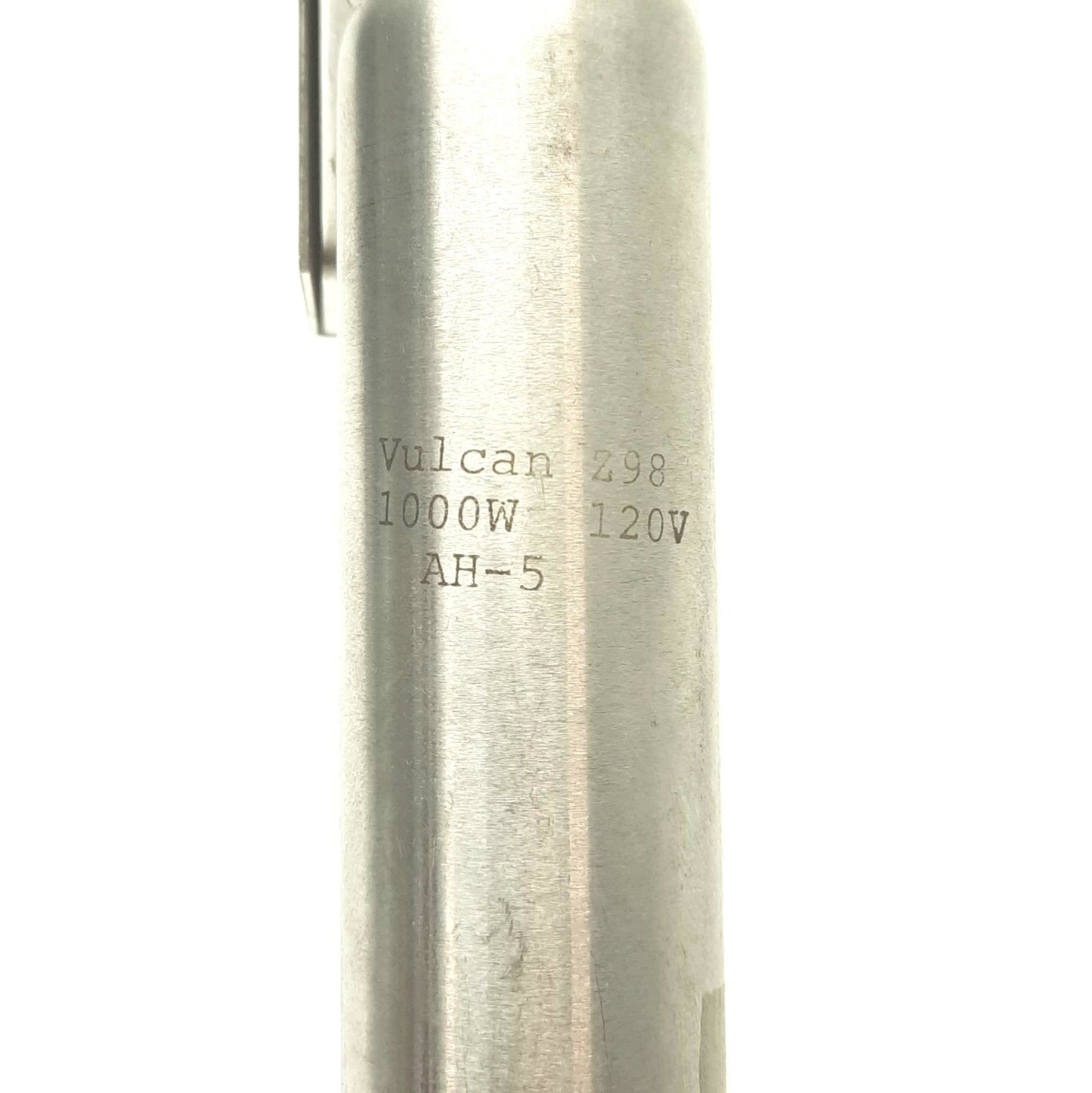 Used Vulcan Electric AH5A Flow Through Air Heater 1000W 12 1/2" Long 1 1/4" OD 120VAC