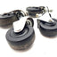 Used Lot of 4 Master MFG Casters Wheels 2" Diameter Wheel 3/8-16 Thread 1" Stem