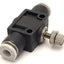 Used Lot of 4 PneumaticPlus SCF-5/32 Air Flow Speed Control Valve 5/32" Tubing