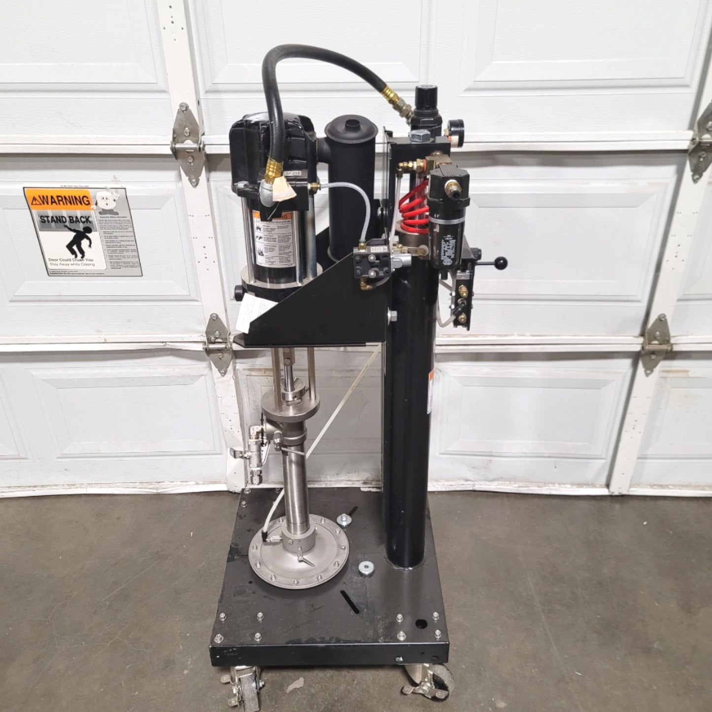 Used Ingersoll Rand ARO 67121-P43 5 Gallon Single Post Ram Piston Pump, 43:1 Ratio