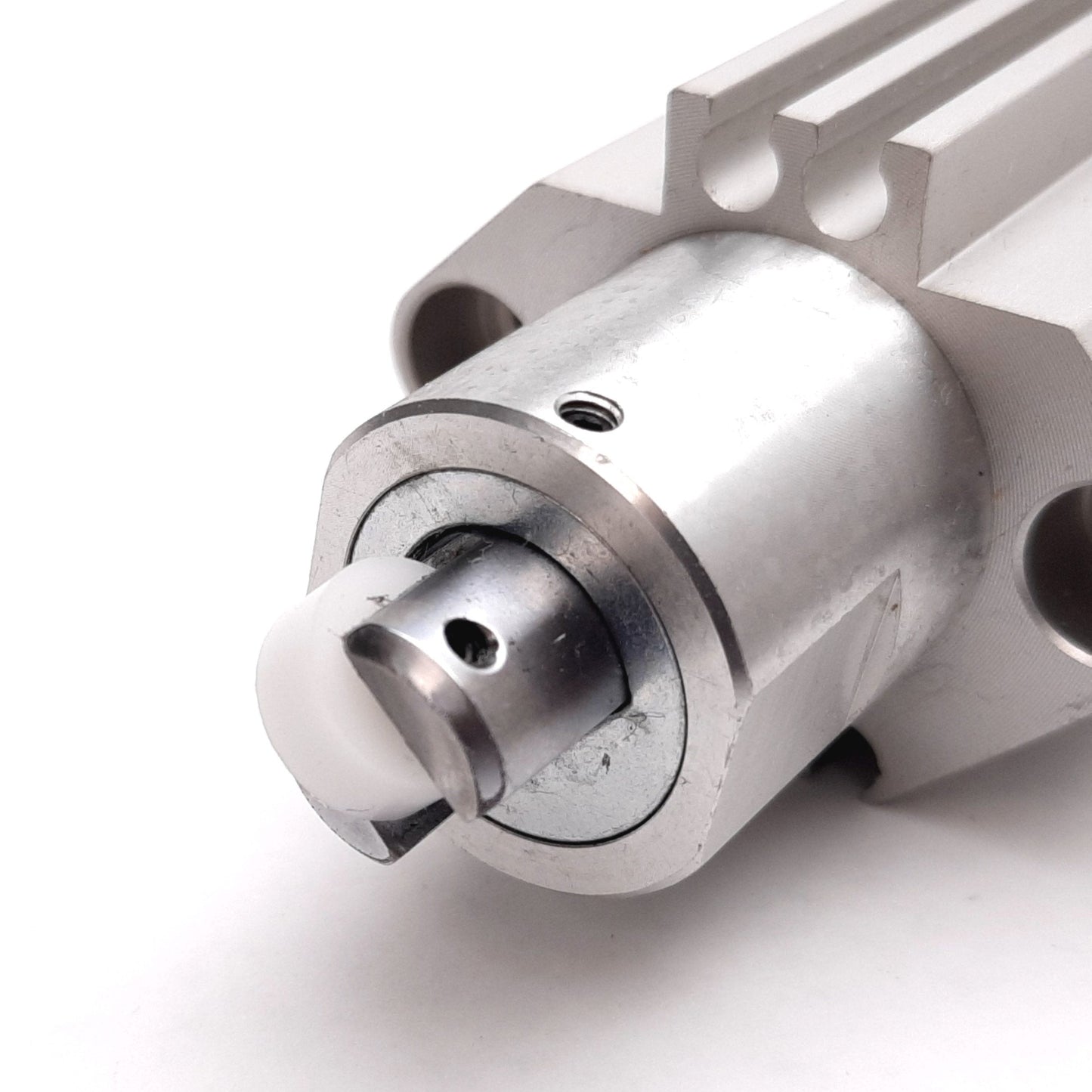 Used SMC RSDQB20TF-15DRZ Stopper Cylinder, Bore: 20mm, Stroke: 15mm, 1.0MPa, M5x0.8