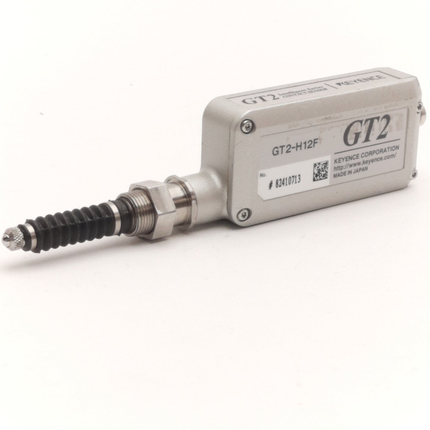 Used Keyence GT2-H12F Contact Sensor Probe Gauge Head, 12mm, 0.1µm, 1.0 N or less