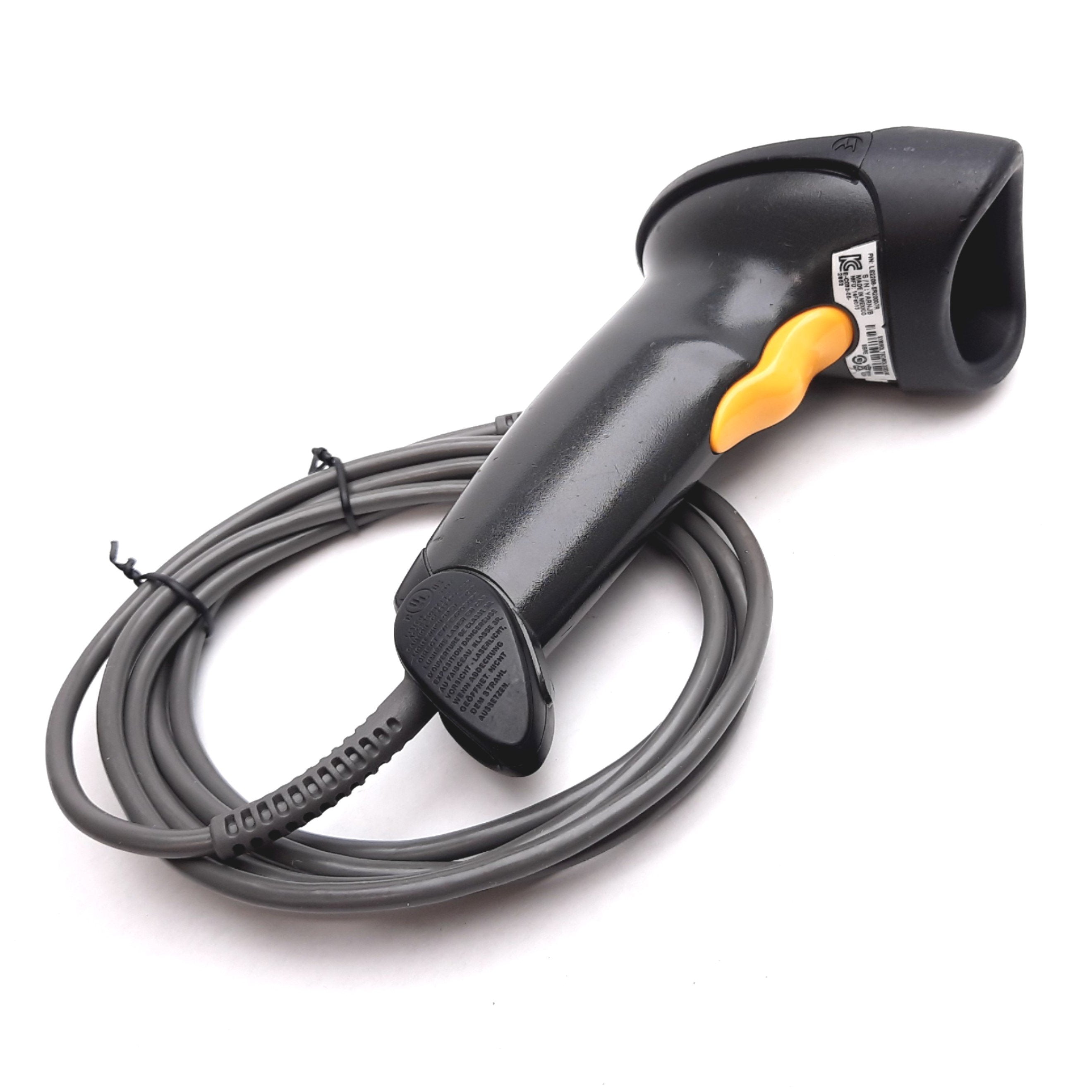 Symbol LS2208-SR20007R Handheld Laser Barcode Scanner Reader, 100 scan ...