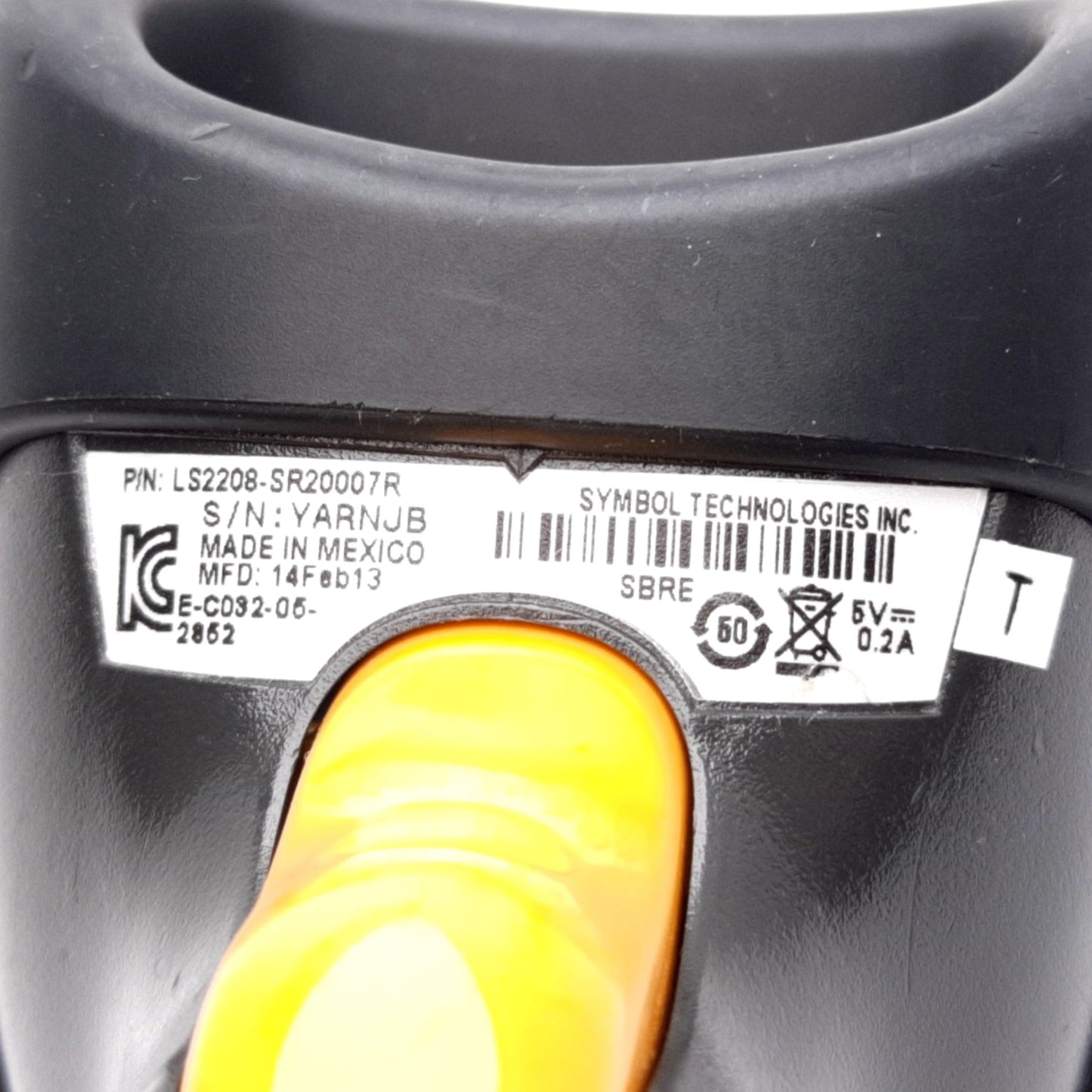 Used Symbol LS2208-SR20007R Handheld Laser Barcode Scanner Reader, 100 scan/sec, USB