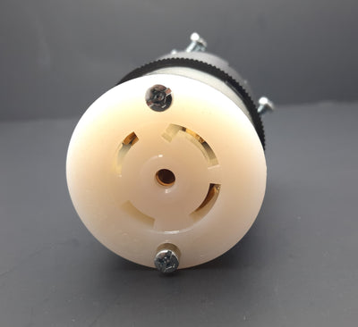 New Hubbell HBL2813 Female Twist-Lock Receptacle, Rating: 30A 120/208VAC 3-Phase