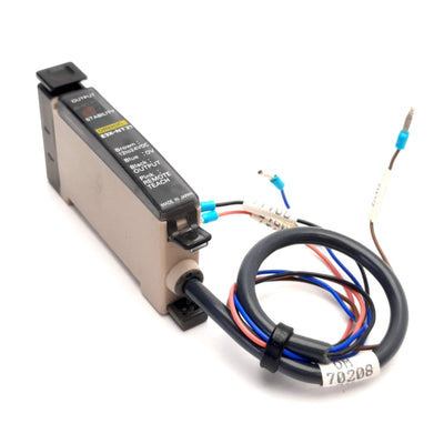 Used Omron E3X-NT21 Fiber Optic Sensor NPN Output, 12-24V DC, Max Load: 100mA 30V DC