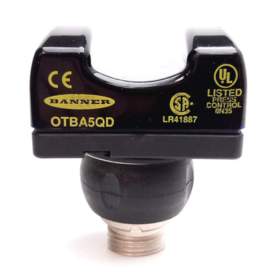 Used Banner OTBA5QD Optical Touch Button, Momentary Action, 120VAC, SPDT Relay