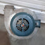 Used No. 10 Aluminum Pressure Blower 10" Fan 4" Out w/Reliance Motor 1HP 3PH 230/460V