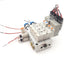 Used SMC SYJ3140-5MOZ 5-Port Base Mounted Solenoid Valves on Manifold 24VDC Coil