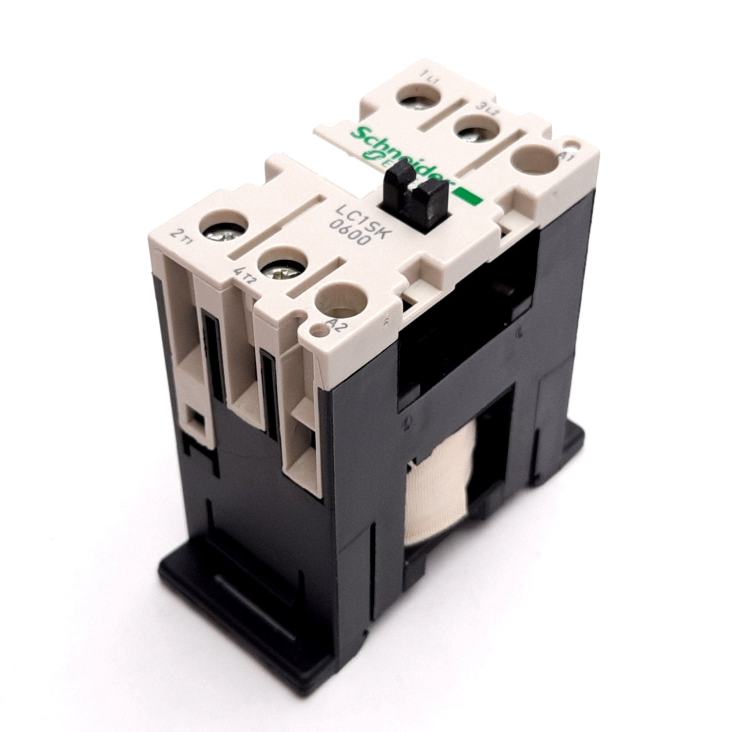 Used Schneider Electric LC1SK 0600 Contactor, 2-Pole, Coil: 24VAC, Rating: 690V 12A