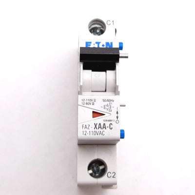 Used Eaton FAZ-XAA-C Circuit Breaker Shunt Release, Voltage: 12-110VAC 12-60VDC