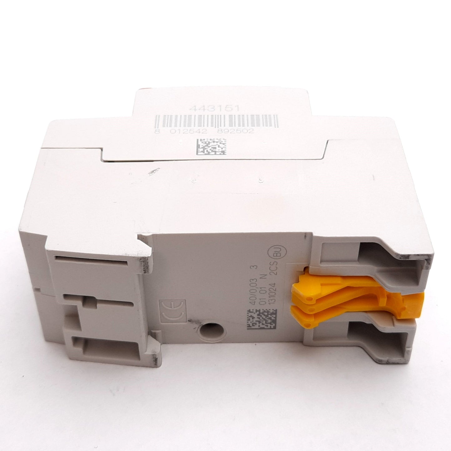 Used ABB FH202 A-40/0.03 Circuit Breaker, 2-Pole, Rating: 40A 230VAC, DIN Rail Mount