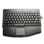Used Adesso AKB-410UB Mini Touchpad Keyboard, USB-A, 88-Key US layout, 57x45mm Pad
