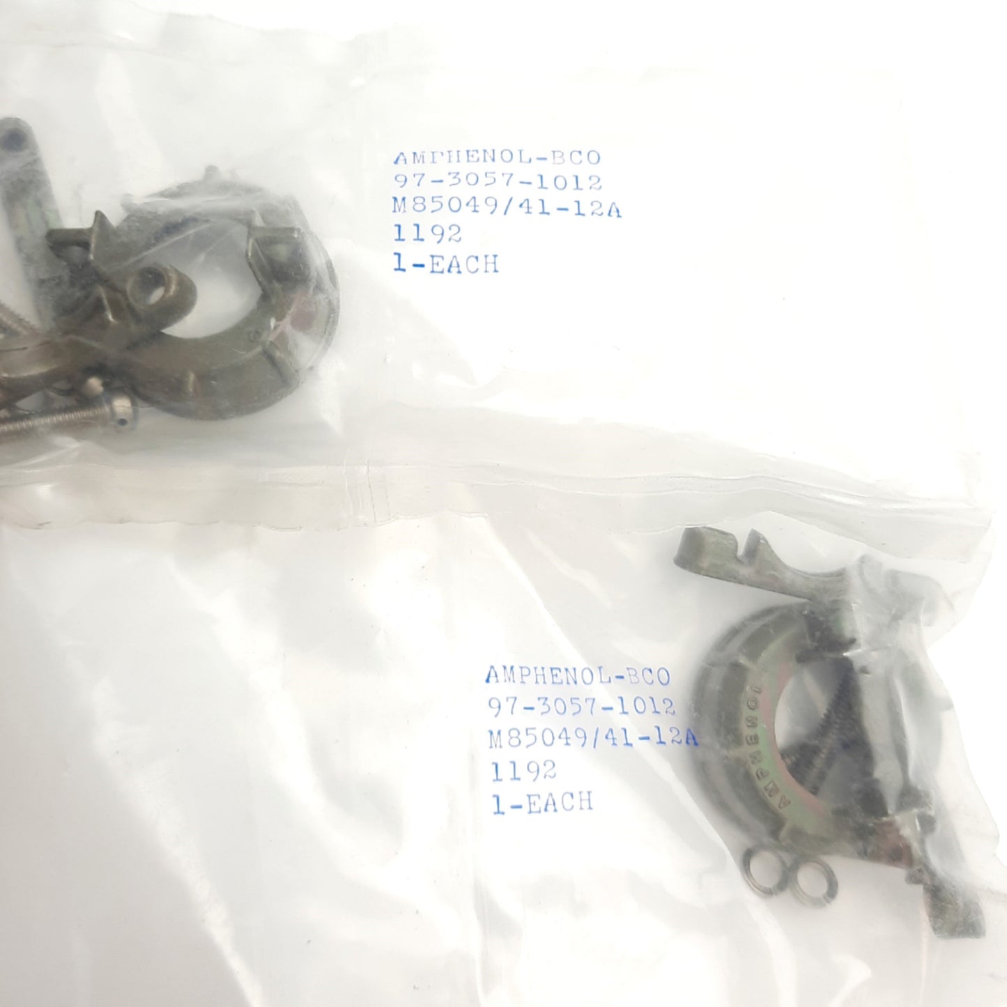 New Lot of 2 Amphenol M85049/41-12A Strain Relief, Shell Size: 12, MIL-DTL-5015