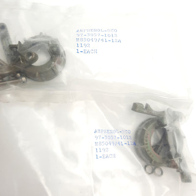 New Lot of 2 Amphenol M85049/41-12A Strain Relief, Shell Size: 12, MIL-DTL-5015