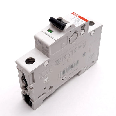 Used ABB S201M-C10 Circuit Breaker, 1-Pole, C-Curve, Rating: 10A 230/400VAC, DIN Rail
