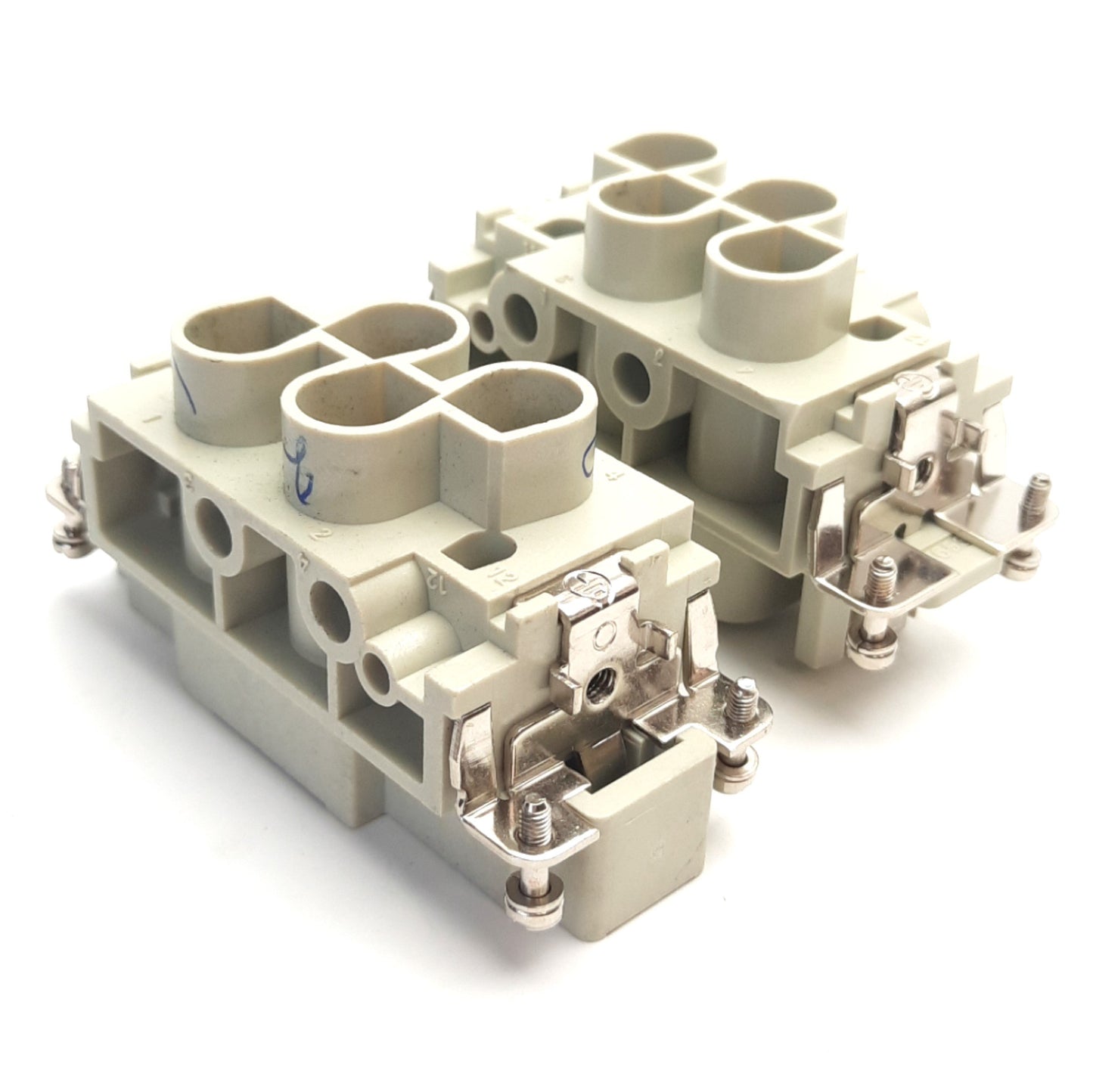 Used ILME CXF/M 4/0 HDC Insert Male & Female, 4P + Ground, 690V, 80A AC/DC, 77.27