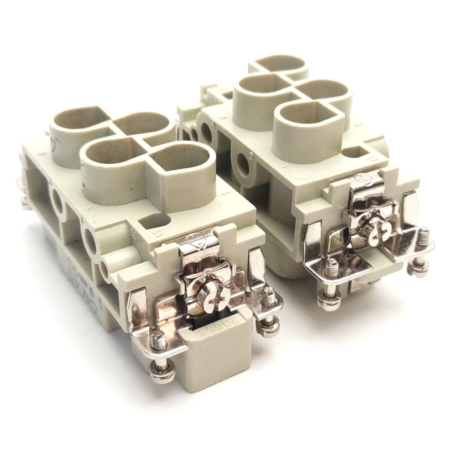 Used ILME CXF/M 4/0 HDC Insert Male & Female, 4P + Ground, 690V, 80A AC/DC, 77.27