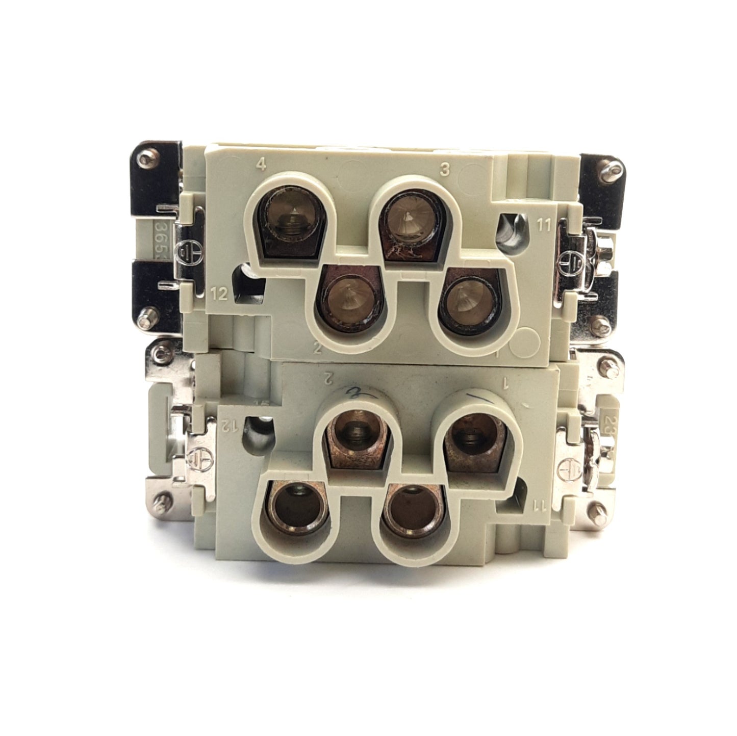 Used ILME CXF/M 4/0 HDC Insert Male & Female, 4P + Ground, 690V, 80A AC/DC, 77.27