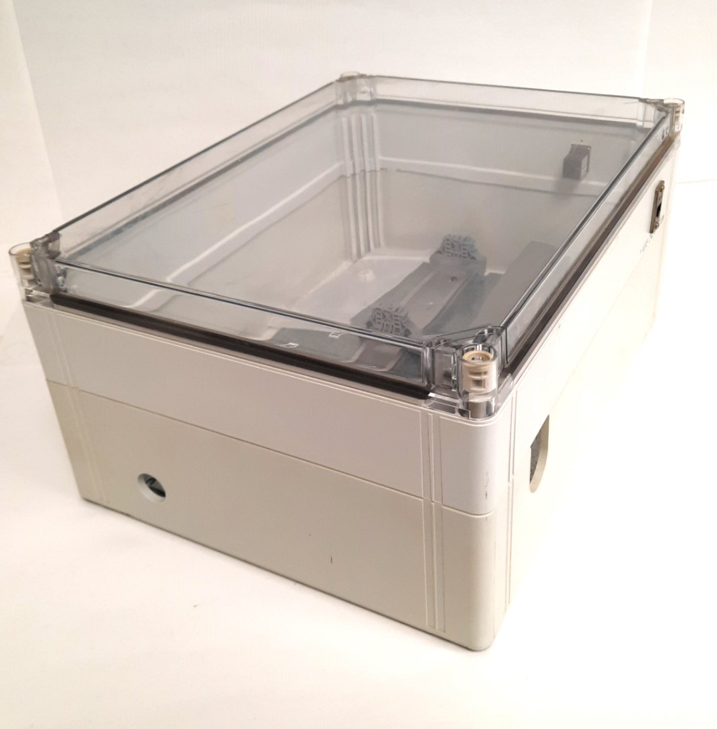 Used Hoffman Q403018ABICC Electrical Enclosure ABS Cabinet Box 400 x 300 x 180mm