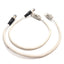Used Lot of 2 Hirose Industrial Ethernet Cable RJ-45 to M12 4-Position Male/Male, 1Ft