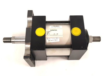 New Numatics WE-708666-1 Double Rod Cylinder Bore: 4" Stroke: 1.5" Rod End: 3/4-16