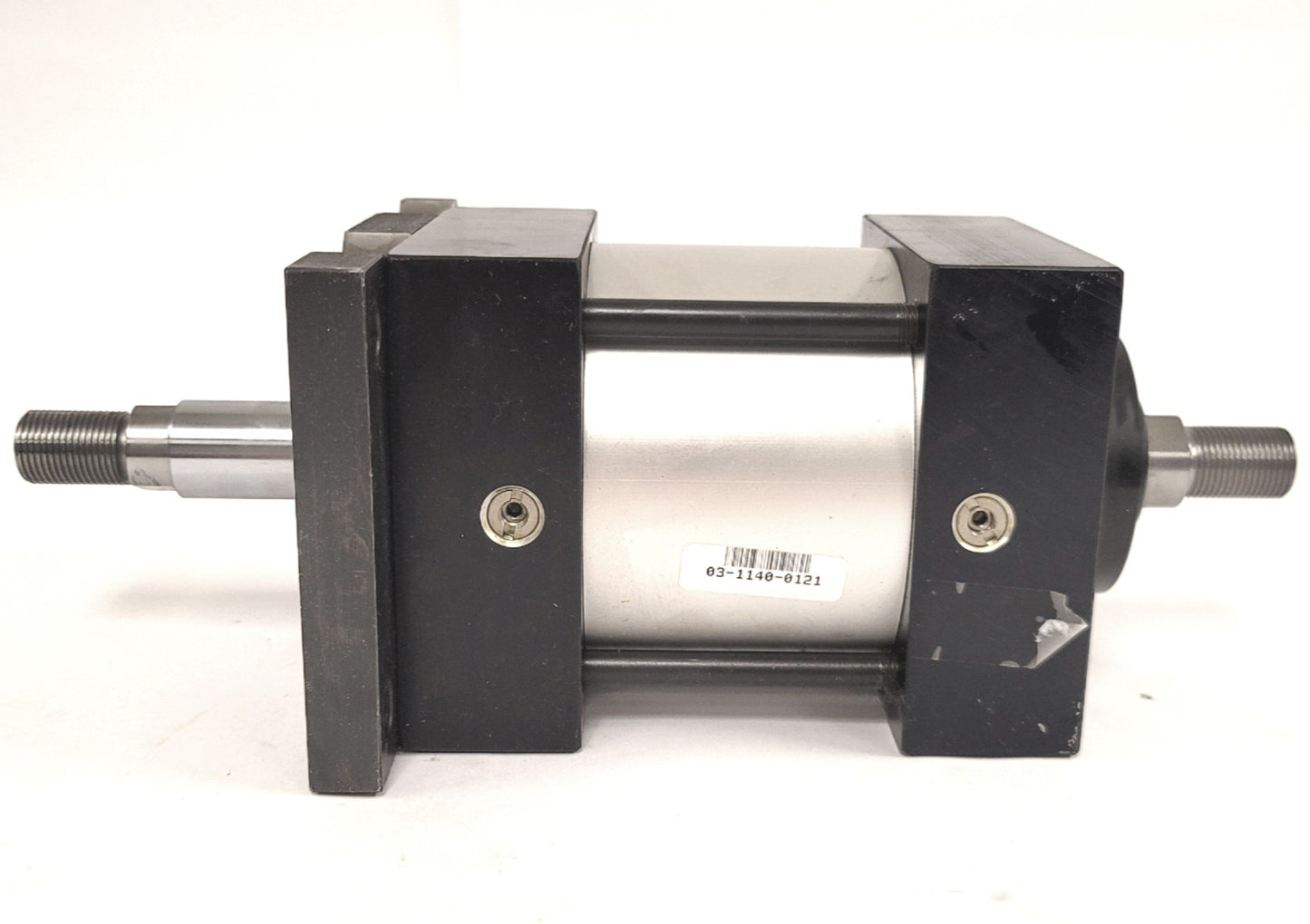 New Numatics WE-708666-1 Double Rod Cylinder Bore: 4" Stroke: 1.5" Rod End: 3/4-16
