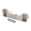 Used SMC SY3340-5LOZ Double Solenoid Valve 5-Port 3-Position, 24VDC Coil, 0.2-0.7MPa