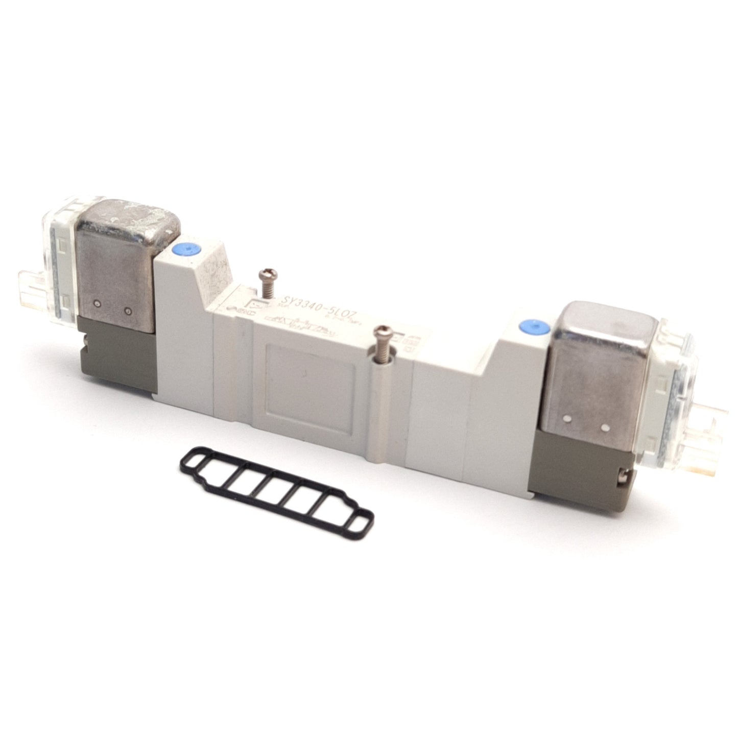 Used SMC SY3340-5LOZ Double Solenoid Valve 5-Port 3-Position, 24VDC Coil, 0.2-0.7MPa