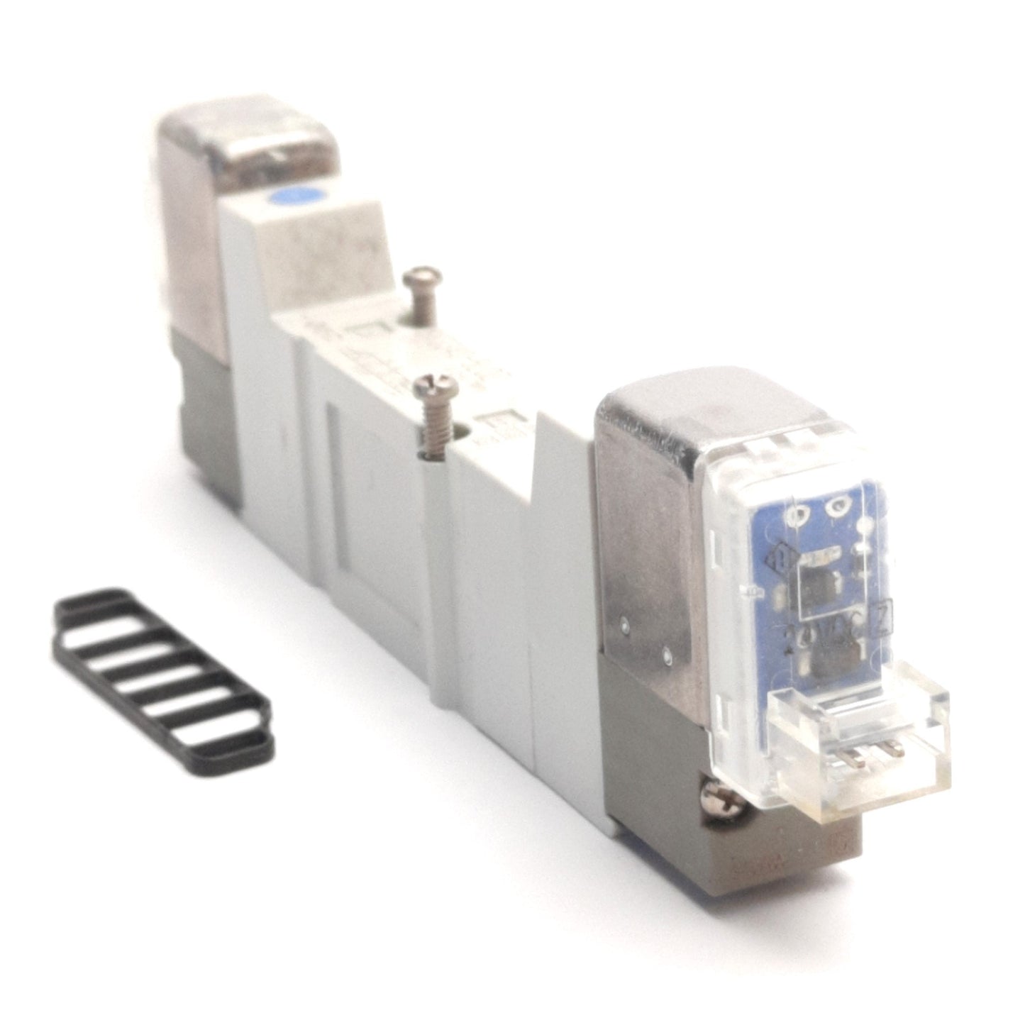 Used SMC SY3340-5LOZ Double Solenoid Valve 5-Port 3-Position, 24VDC Coil, 0.2-0.7MPa